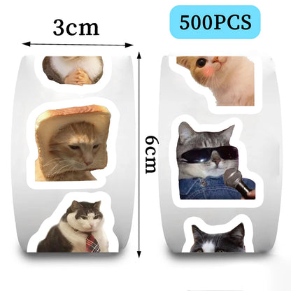 „Kleb und lach!“ – 😹500 Kitty-Meme-Sticker