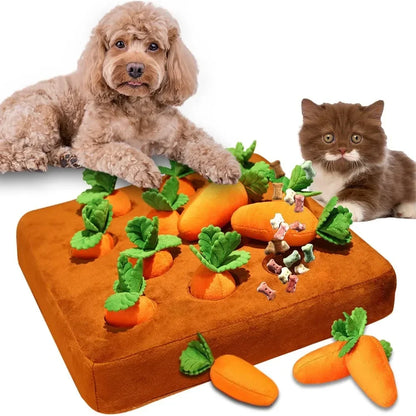 🥕🍓Verrücktes, quietschendes Schnüffelspielkissen! - Ausgrabespiel für Doggy und Kitty🍓🥕