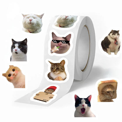 „Kleb und lach!“ – 😹500 Kitty-Meme-Sticker