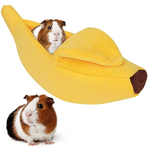 🍌Cama para kitty, doggy y hámster con forma de plátano "Mellow Yellow"🍌